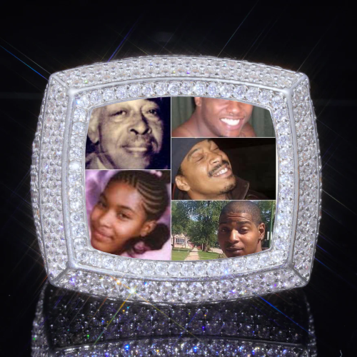 3D CUSTOM PICTURE ICED RING