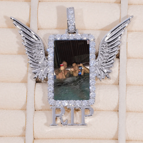 RIP WING 3D CUSTOM PICTURE PENDANT