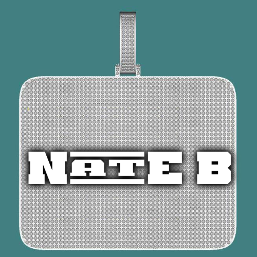 CUSTOM LETTER NECKLACE 3D BIG SQUARE