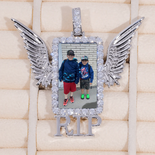 RIP WING 3D CUSTOM PICTURE PENDANT