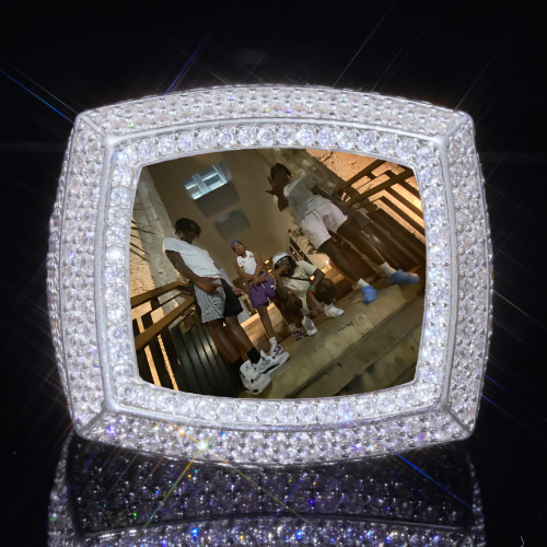 3D CUSTOM PICTURE ICED RING