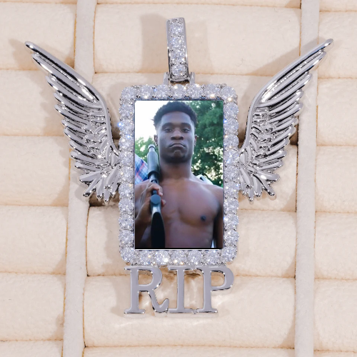 RIP WING 3D CUSTOM PICTURE PENDANT
