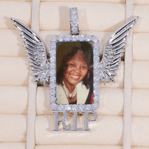 RIP WING 3D CUSTOM PICTURE PENDANT
