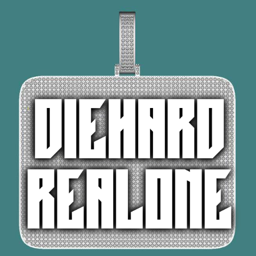 CUSTOM LETTER NECKLACE 3D BIG SQUARE