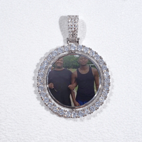 3D Spinning 2-Faced Custom Picture Pendant