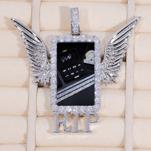 RIP WING 3D CUSTOM PICTURE PENDANT