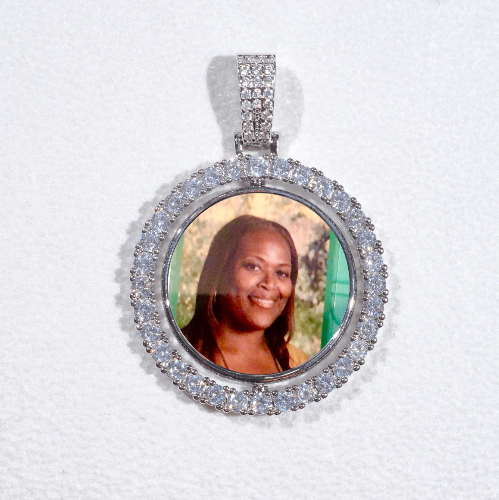 3D Spinning 2-Faced Custom Picture Pendant