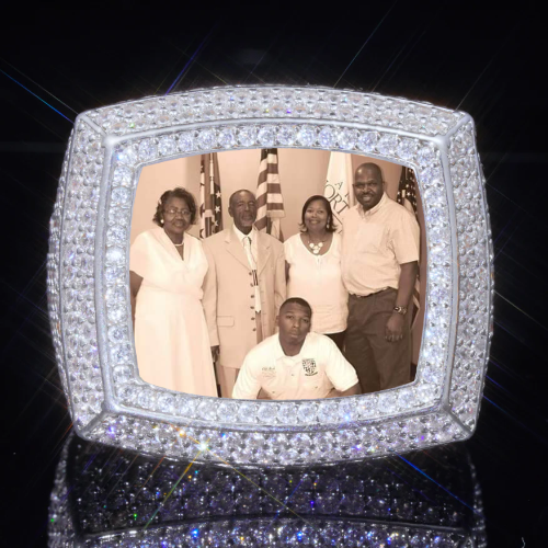 3D CUSTOM PICTURE ICED RING