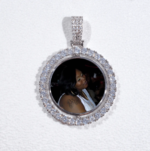 3D Spinning 2-Faced Custom Picture Pendant