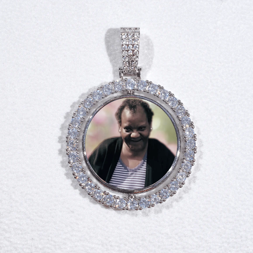 3D Spinning 2-Faced Custom Picture Pendant