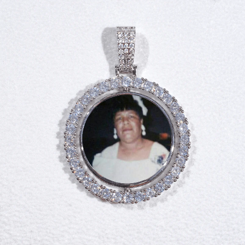 3D Spinning 2-Faced Custom Picture Pendant