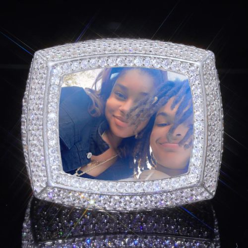 3D CUSTOM PICTURE ICED RING