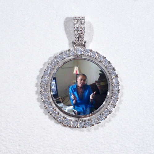3D Spinning 2-Faced Custom Picture Pendant