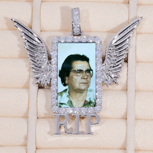 RIP WING 3D CUSTOM PICTURE PENDANT