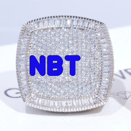 CUSTOM LETTER 3D ICED RING