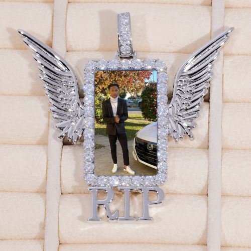 RIP WING 3D CUSTOM PICTURE PENDANT