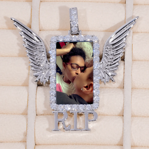 RIP WING 3D CUSTOM PICTURE PENDANT