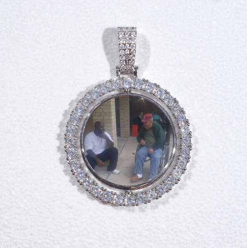 3D Spinning 2-Faced Custom Picture Pendant