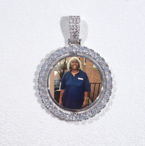3D Spinning 2-Faced Custom Picture Pendant