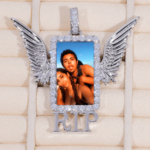 RIP WING 3D CUSTOM PICTURE PENDANT