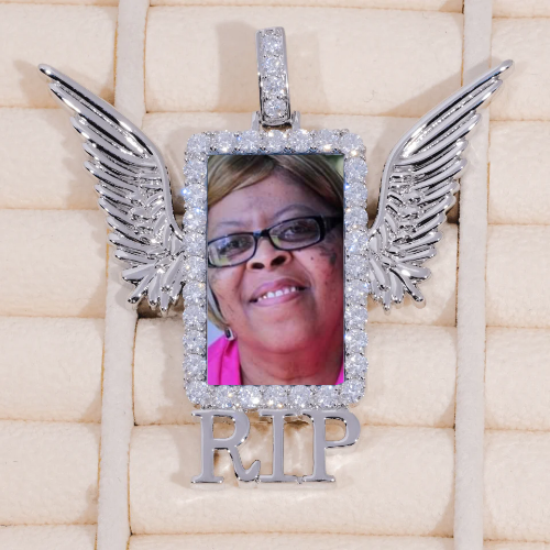 RIP WING 3D CUSTOM PICTURE PENDANT