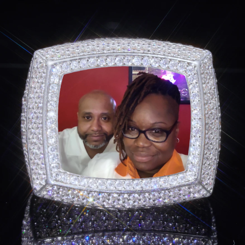 3D CUSTOM PICTURE ICED RING