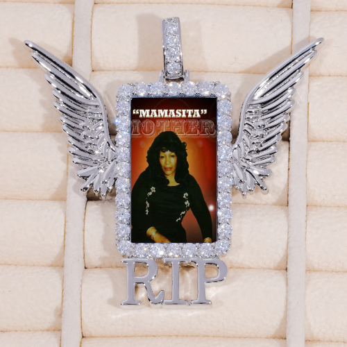 RIP WING 3D CUSTOM PICTURE PENDANT
