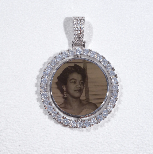 3D Spinning 2-Faced Custom Picture Pendant