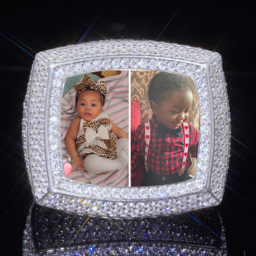 3D CUSTOM PICTURE ICED RING