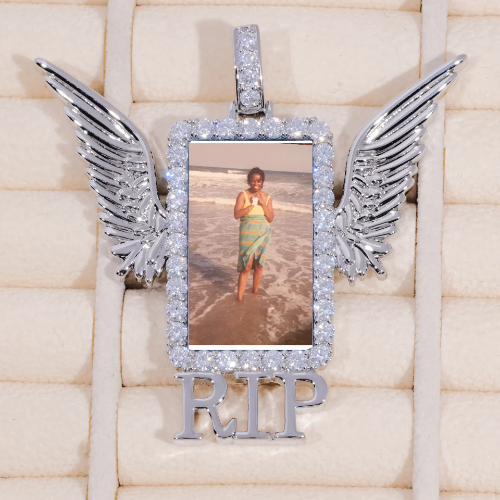 RIP WING 3D CUSTOM PICTURE PENDANT