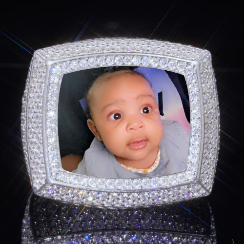 3D CUSTOM PICTURE ICED RING