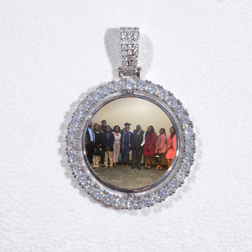 3D Spinning 2-Faced Custom Picture Pendant