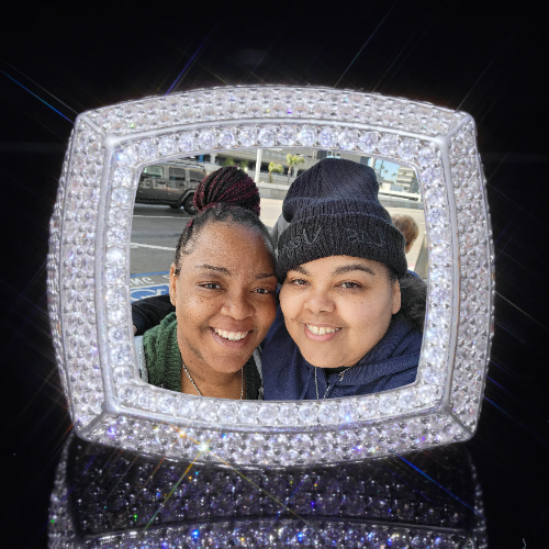 3D CUSTOM PICTURE ICED RING