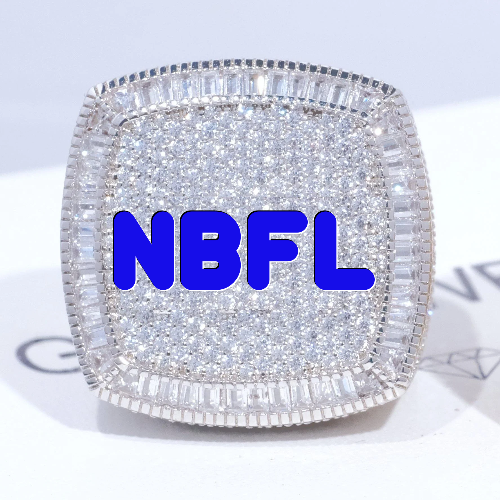 CUSTOM LETTER 3D ICED RING