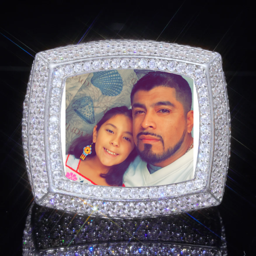 3D CUSTOM PICTURE ICED RING