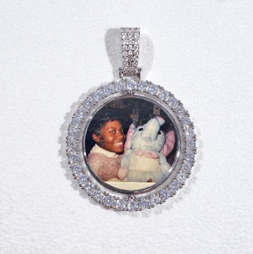 3D Spinning 2-Faced Custom Picture Pendant
