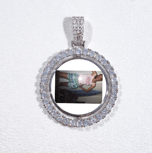 3D Spinning 2-Faced Custom Picture Pendant
