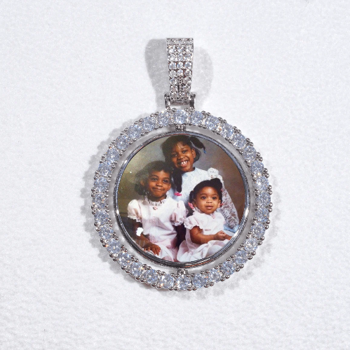 3D Spinning 2-Faced Custom Picture Pendant