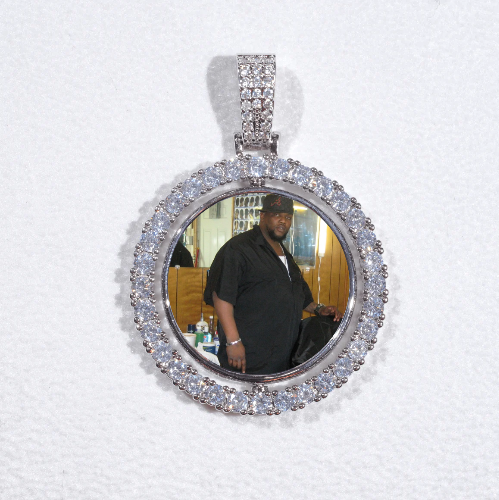 3D Spinning 2-Faced Custom Picture Pendant