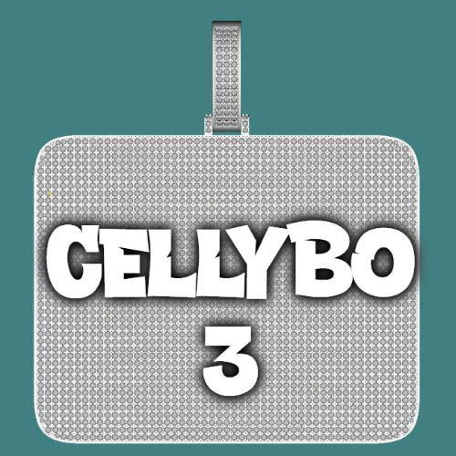 CUSTOM LETTER NECKLACE 3D BIG SQUARE