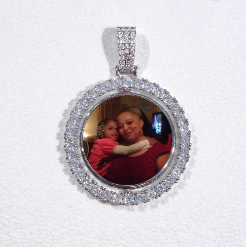 3D Spinning 2-Faced Custom Picture Pendant