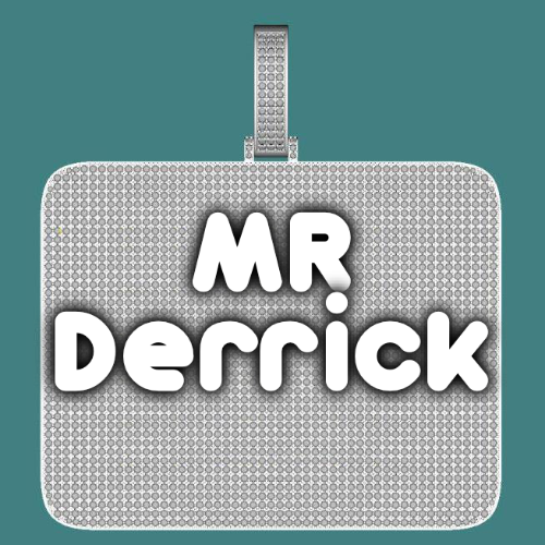 CUSTOM LETTER NECKLACE 3D BIG SQUARE