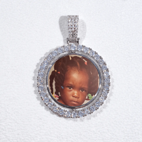 3D Spinning 2-Faced Custom Picture Pendant