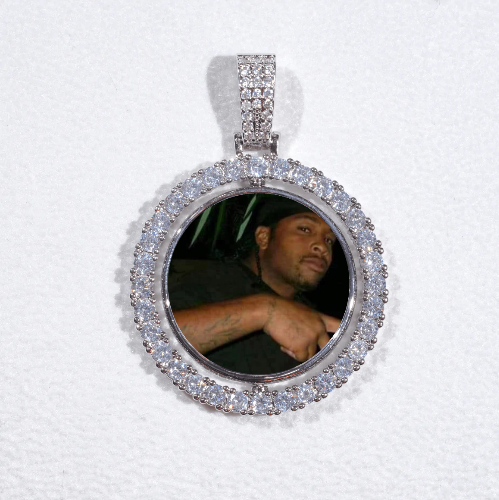 3D Spinning 2-Faced Custom Picture Pendant