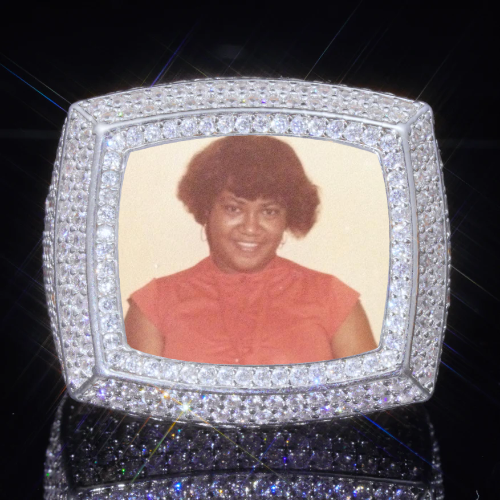 3D CUSTOM PICTURE ICED RING