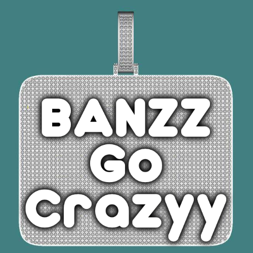 CUSTOM LETTER NECKLACE 3D BIG SQUARE