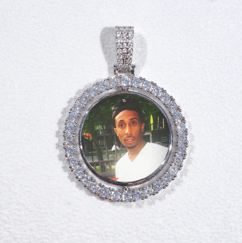 3D Spinning 2-Faced Custom Picture Pendant