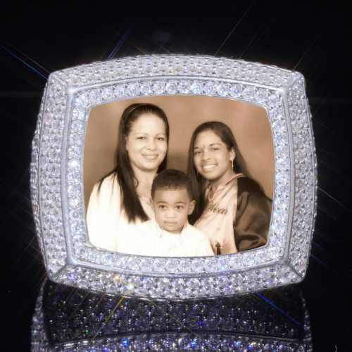 3D CUSTOM PICTURE ICED RING