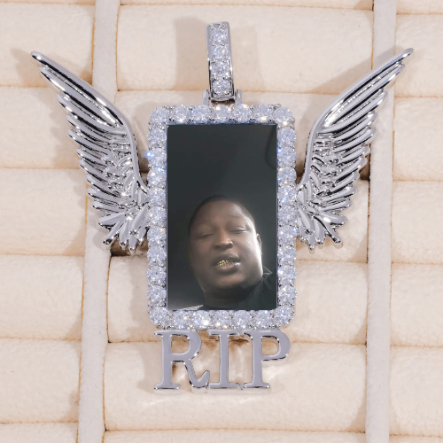 RIP WING 3D CUSTOM PICTURE PENDANT
