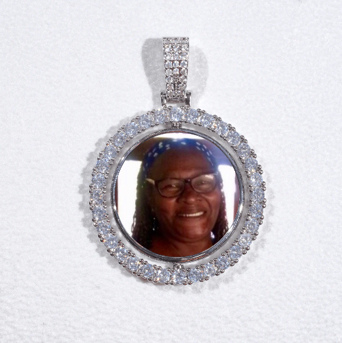 3D Spinning 2-Faced Custom Picture Pendant